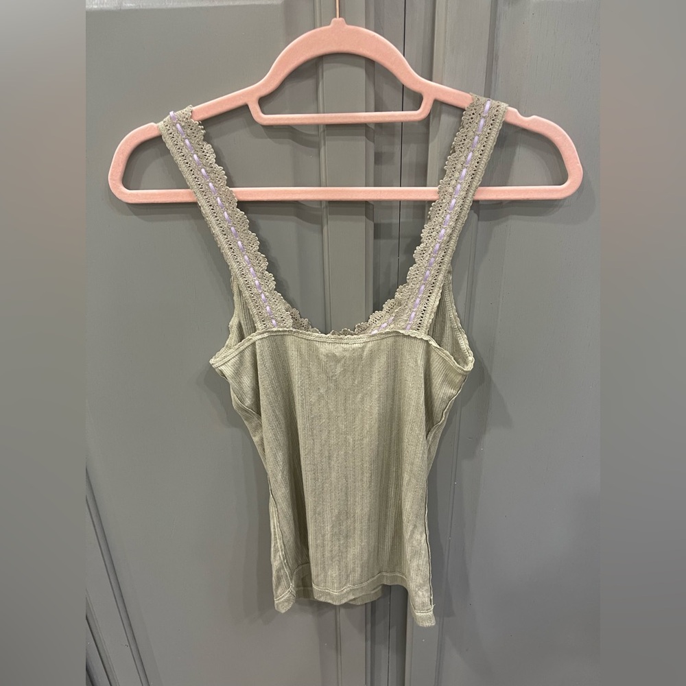Free People Intimately Ribbon Ribbed Tank NWT - Picture 3 of 4